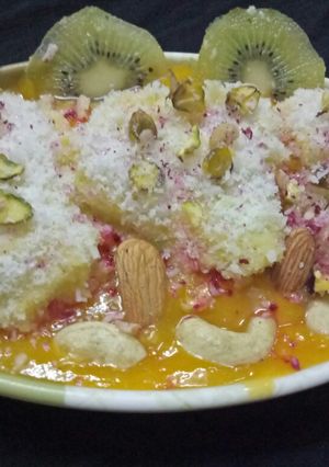 A picture of Kiwi mango delight.