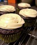 Small Batch Chocolate Cupcakes with Cream Cheese Frosting
