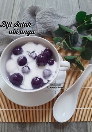 Foto resep Biji salak a.k.a candil ubi ungu