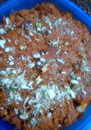 A picture of Gajer ka halwa.