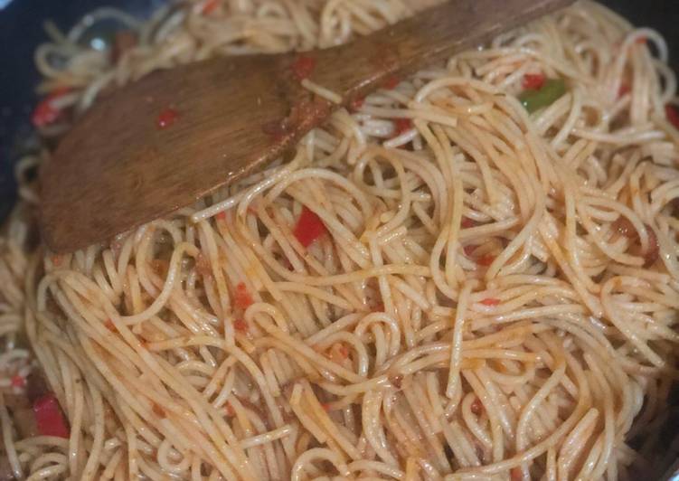Easiest Way to Prepare Favorite Stir-fry Spaghetti