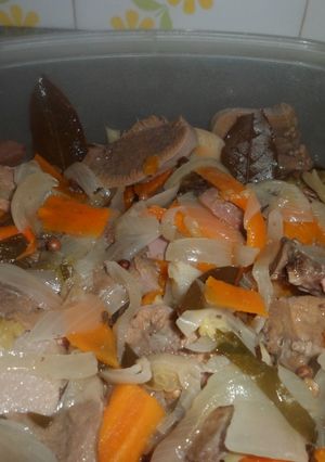 Una foto de Lengua en escabeche sencillo