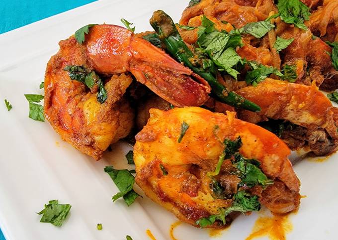 Kiron Ahsan দ ব র Spicy Shrimp Curry Jhaal Chingri Bhuna র স প ক কপ য ড