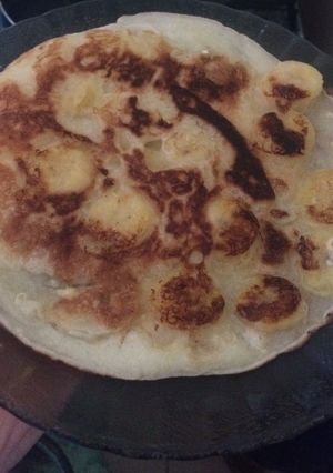 Una foto de Panqueques con banana 🍌 (gluten free)