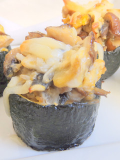 Una foto de Calabacines rellenos y gratinados