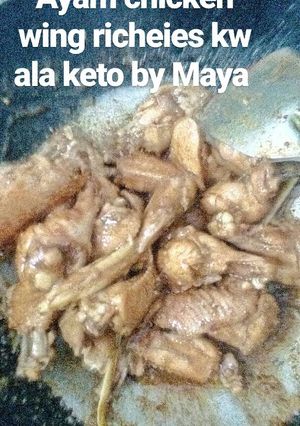 Foto resep Ayam chicken wing richeies KW keto