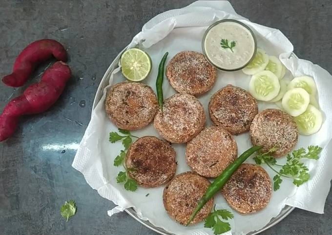 Sweet Potato / Falahari cutlets