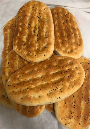 A picture of Flat Arabic Bread.