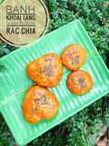 Ăn dặm - Bánh khoai lang nhân phomai rắc chia