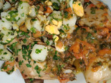 Pollo Caprese con ensalada