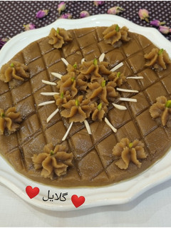 عکسی از دستور حلوا شیر نسکافه 😋