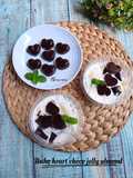 Buko heart choco jelly almond