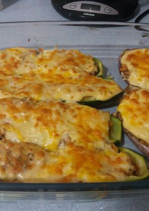 Una foto de Calabacines rellenos