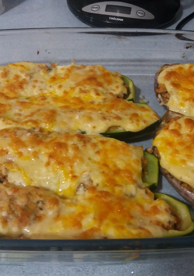 Una foto de Calabacines rellenos