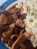 Pollo con almendras
