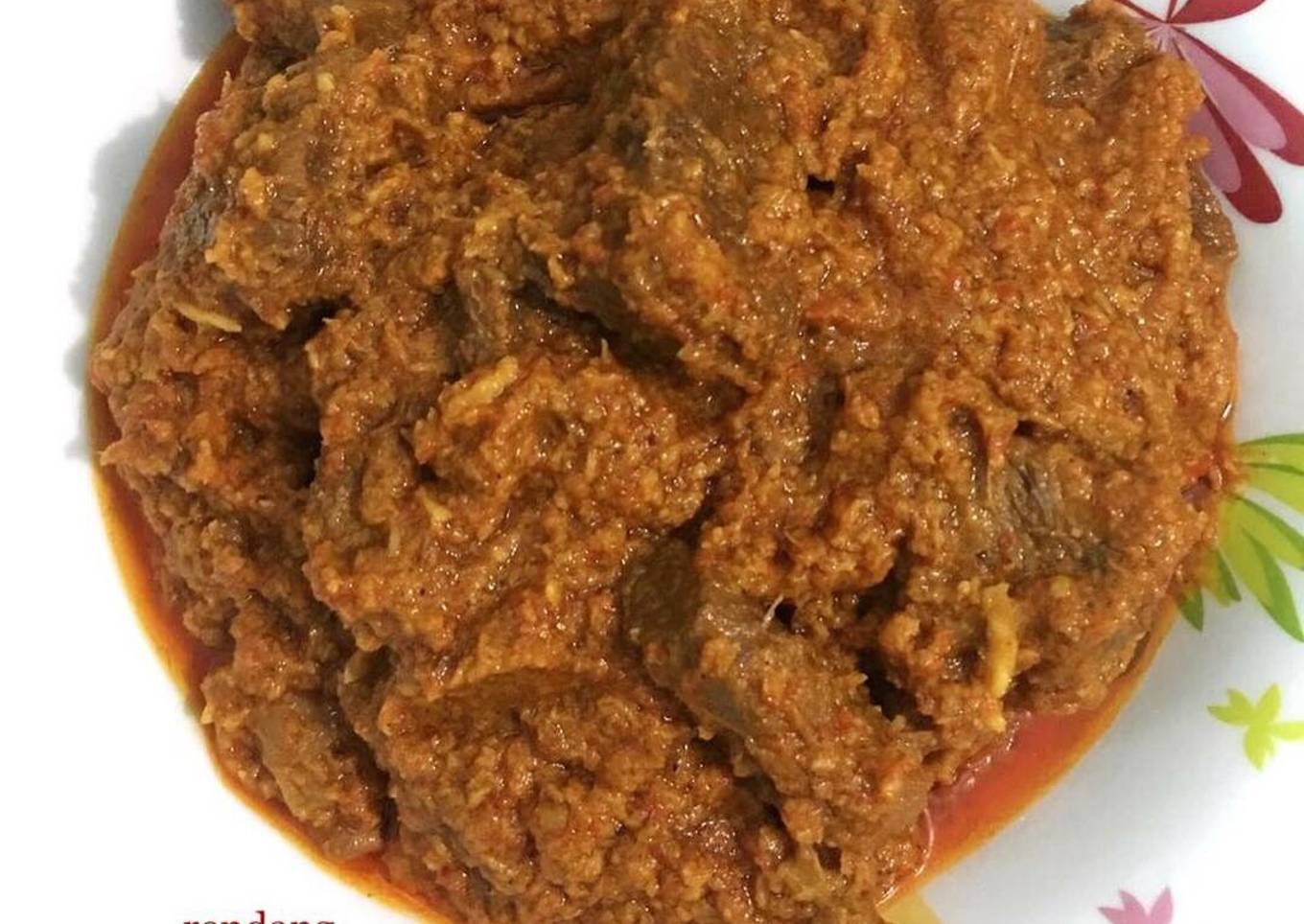 Rendang Minang empuk