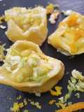 Cappellacci di branzino in salsa di agrumi