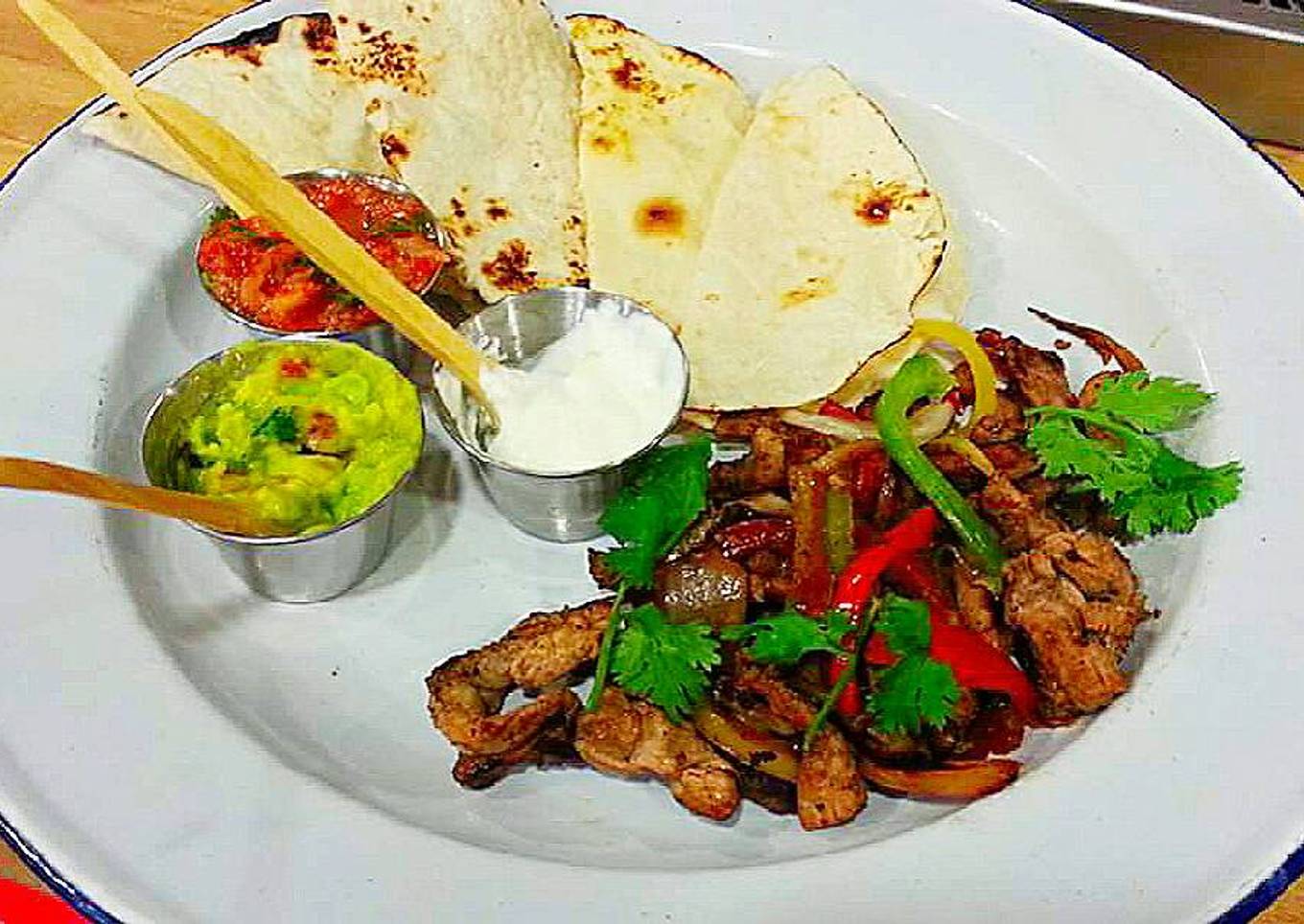 Mis fajitas de res!