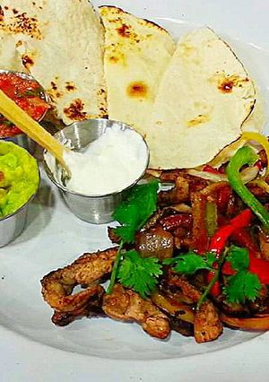 Una foto de Mis fajitas de res!