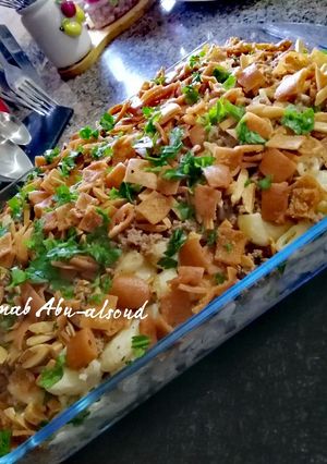 صورة لوصفة معكرونة باللبن 🍝
