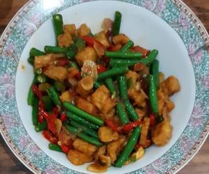 Masakan Unik Tumis tempe kacang panjang Ala Warung Masakan Unik Tumis tempe kacang panjang Ala Warung