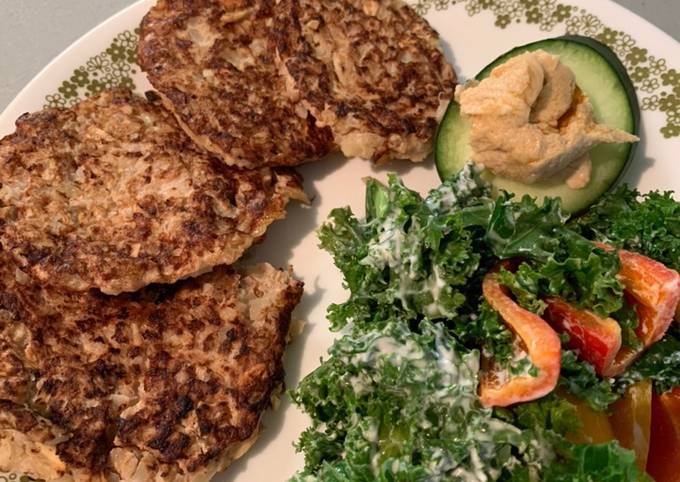 Cauliflower flourless savory pancake Recipe