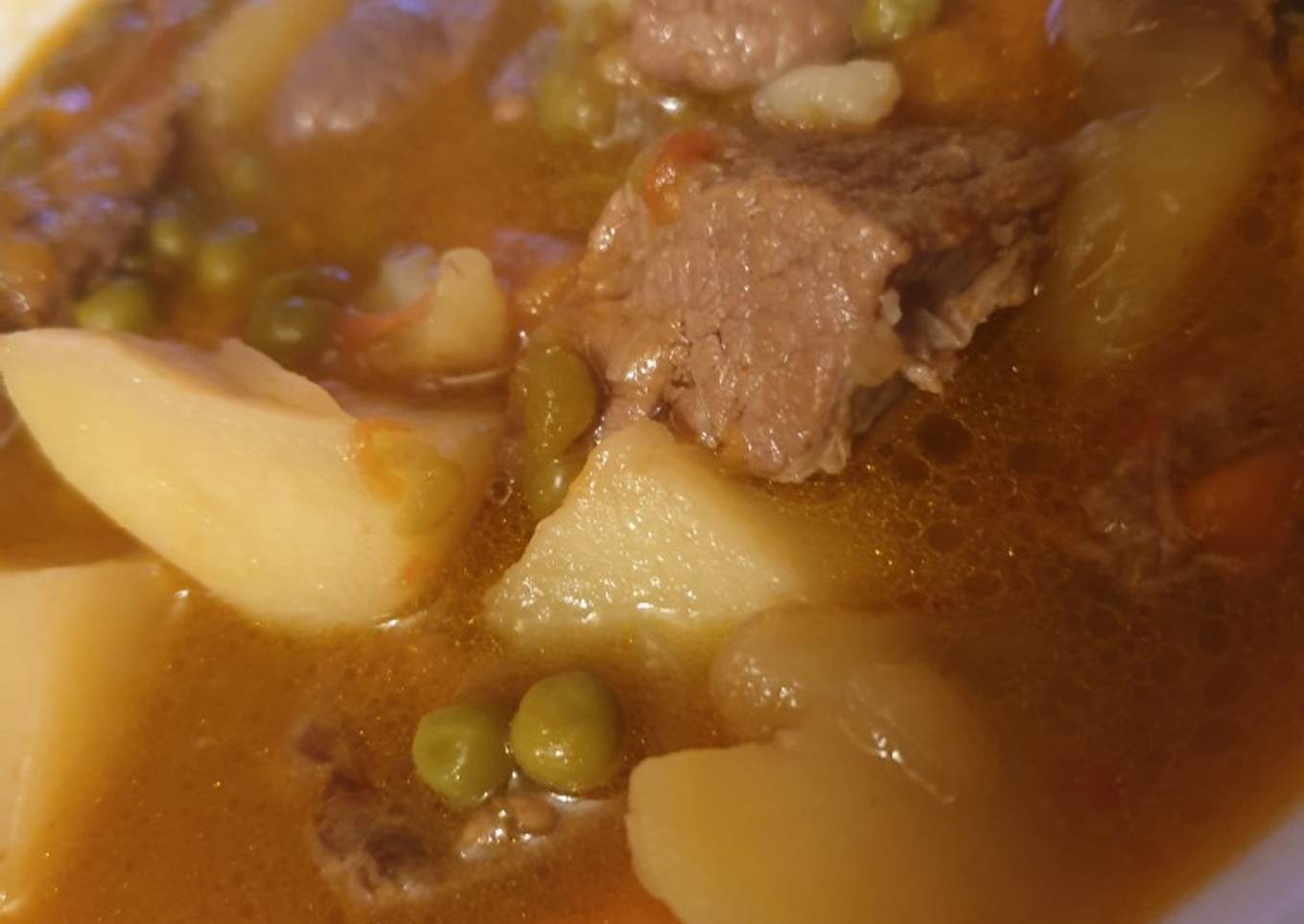 Carne guisada en salsa