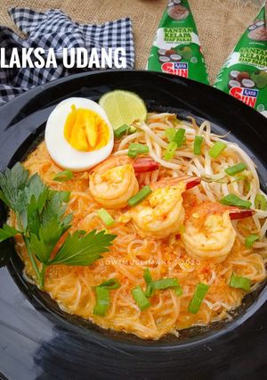 Foto resep Laksa Udang Singapore | Dengan Kaldu Udang