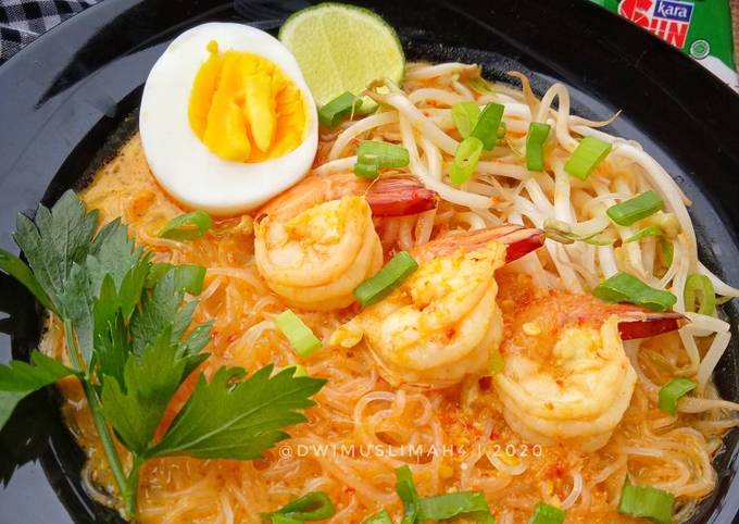 Resep Laksa Udang Singapore | Dengan Kaldu Udang, Lezat Sekali