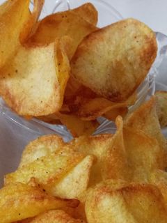 عکسی از دستور چیپس خانگی