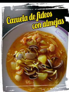 Una foto de Fideos con Almejas (Thermomix)