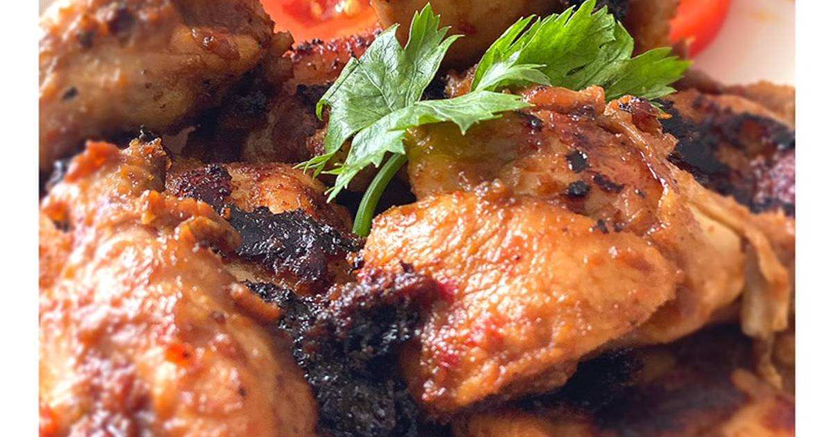 Resep Ayam Bakar Teflon Bumbu Rujak Oleh Tini - Cookpad