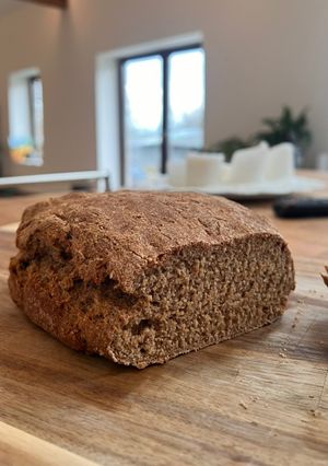 Villámgyors teljes kiőrlésű kenyér recept fotója
