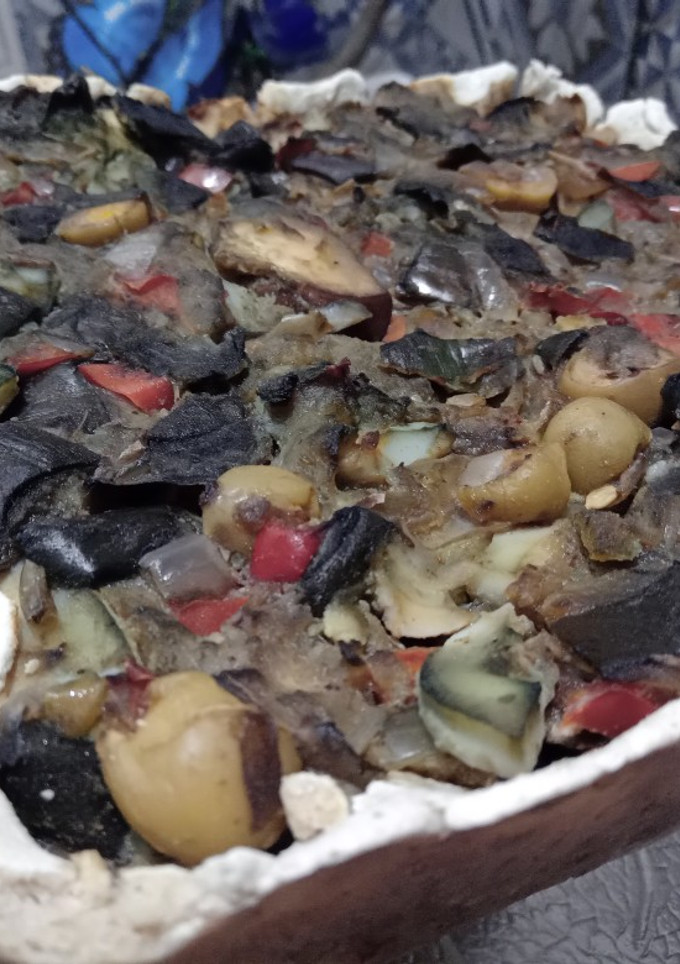 Una foto de Tarta berenjena 🍆 (masa casera sin tacc)