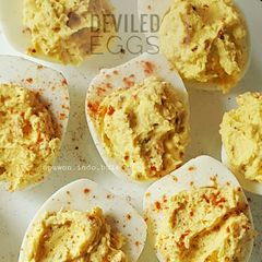 A picture of Deviled Eggs.