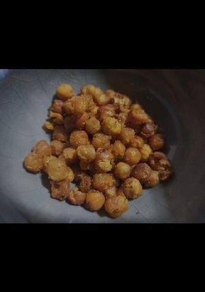 Una foto de Snack de garbanzos en la freidora de aire!!