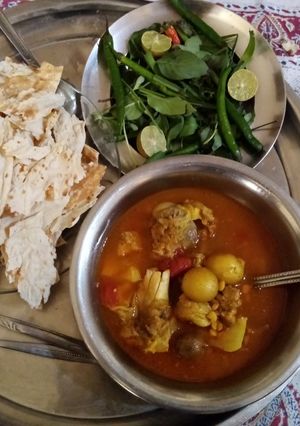 عکسی از دستور آبگوشت لپه