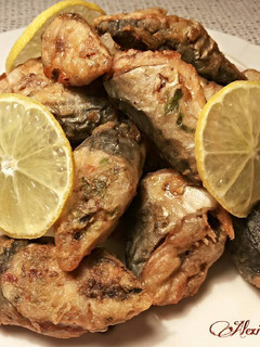 Una foto de Caballitas en adobo al limon