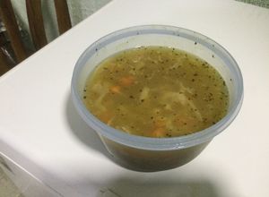 Una foto de Sopa de col, zanahoria y papa