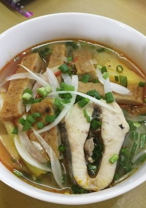 Hình của món Bún cá ngừ.