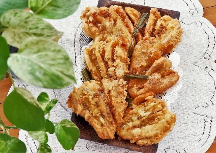 Resep Populer Pisang goreng kipas crispy Gurih Mantul