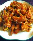 Thịt gà rim nước mắm tỏi ớt