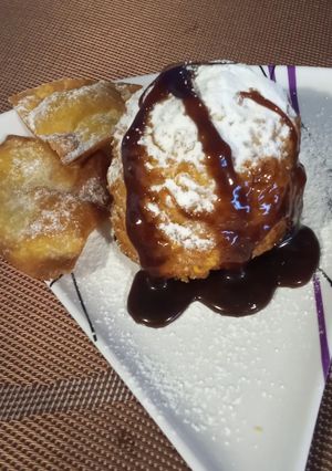 Una foto de Helado frito