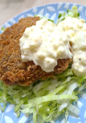 療癒身心の千層豬排佐塔塔醬 的食譜成品照片