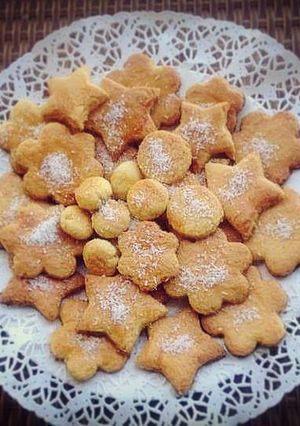 صورة لوصفة طريقة عمل البسكويت بجوز الهند