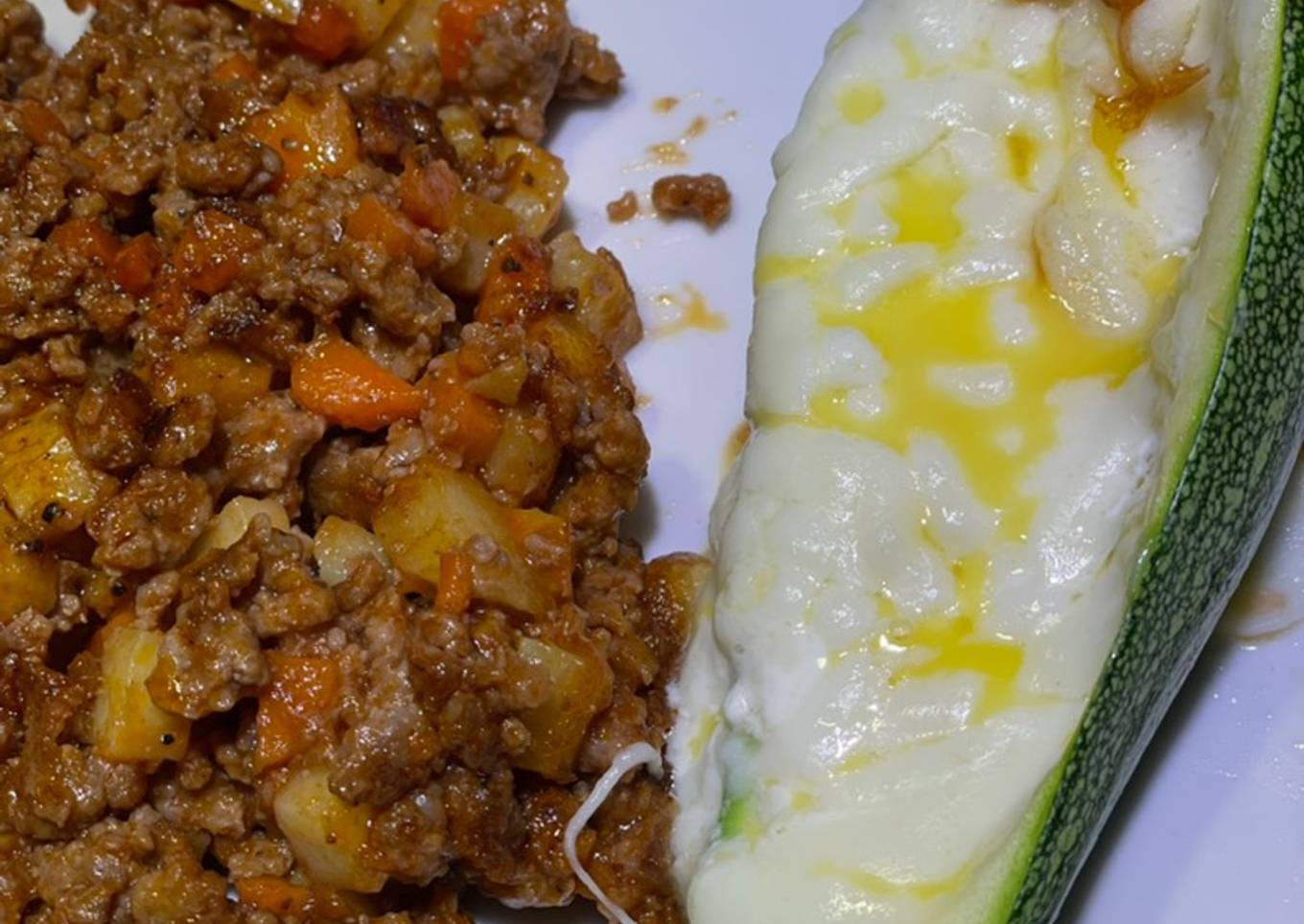 Calabazas rellenas al horno