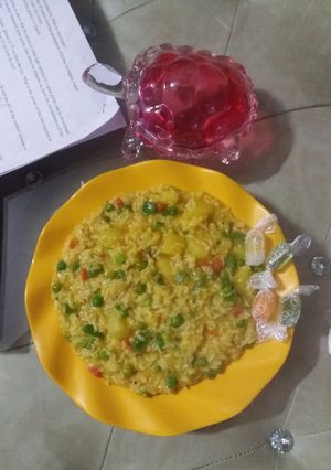A picture of Masala veg khichdi.