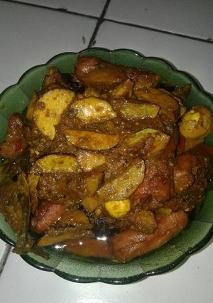 Foto resep Sambel rempah jengkol sosis telur puyuh
