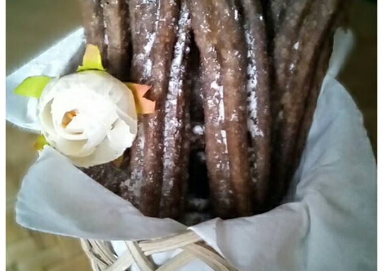 Bumbu Black churros Oreo | Cara Membuat Black churros Oreo Yang Sempurna