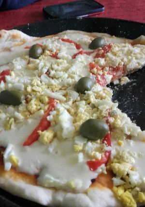 Una foto de Pizza casera
